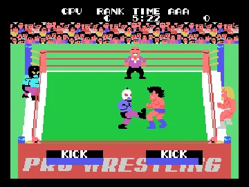 Champion Pro Wrestling screen shot game playing